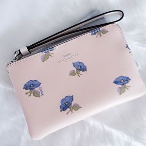 Coach Floral Wristlet